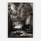 Jerry Uelsmann, Untitled (The Philosopher's Desk), gelatin silver print