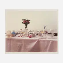 Joel Meyerowitz, Dinner Table, Dawn, vintage C-print