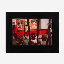 Alex Webb, Port-au-Prince, Haiti, 1986, Cibachrome print in artist's frame