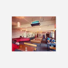 Paul Graham, Interior, Rainton Services, North Yorkshire, 1981, vintage Ektacolor print