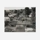 Gregory Crewdson, Untitled (man sodding street closed) (from the Hover series), 1996, gelatin silver print