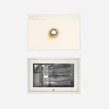 Dove Bradshaw, Performance Burned, 2004, photomechanical print