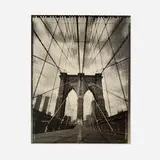 Tom Baril, Brooklyn Bridge, gelatin silver print