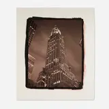 Tom Baril, Chrysler Building at Night (from the New York portfolio), 1997, gum bichromate print