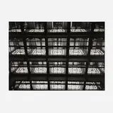 Rita McBride, Library, 1998, mural print mounted on Masonite