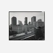 Nicholas Nixon, View of Southeast Banking District, Boston, 1976, vintage gelatin silver print