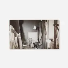 John O'Reilly, My Studio Shadow, 1985, Polaroid collage