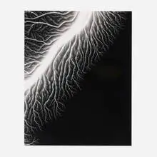 Hiroshi Sugimoto, Lightning Fields 128, 2009, gelatin silver print mounted to board