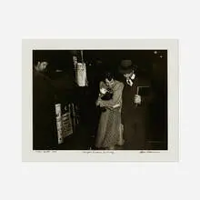 Louis Clyde Stoumen, Couple Enters Subway, Times Square, gelatin silver print