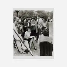 André Kertész, Washington Square, gelatin silver print