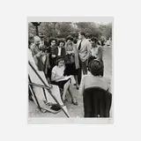 André Kertész, Washington Square, gelatin silver print