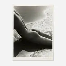 Lucien Clergue, Nu de la plage, Camargue, 1975, gelatin silver print