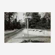Untitled (Old Route 202) by Lee Friedlander, 1979, vintage gelatin silver print, sold Nov 2025