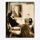 Baron Adolf de Meyer, Mrs. Edward G. Robinson & Son, c. 1940, vintage gelatin silver print
