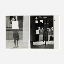 Lee Friedlander, Colorado (Self Portrait with JFK), 1967, vintage gelatin silver print