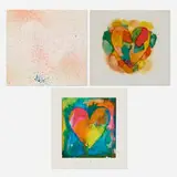 Jim Dine, Imogen I, II, III (from Jim Dine Complete Graphics), 1969, screenprint in colors on parchment, screenprint in colors, lithograph in colors with paper collage; printed catalog