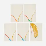 Helen Frankenthaler, What Red Lines Can Do, 1970, screenprint in colors on Arches handmade paper