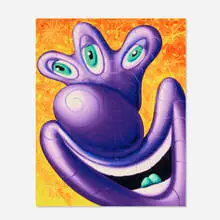 Kenny Scharf, Untitled (from the Seven Prints by Seven Artists portfolio), 2008, inkjet print with glitter
