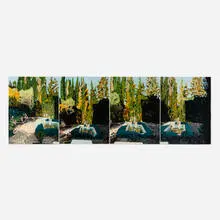 Shadow by Jennifer Bartlett, 1985, etching, aquatint and drypoint in colors on four sheets of Fabriano Tiepolo, sold Oct 2025