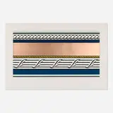 Roy Lichtenstein, Entablature IV (from the Entablature series), 1976, screenprint in colors with collage and embossing on BFK Rives