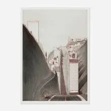 Wayne Thiebaud, Park Place Variation, 1995, etching, drypoint, spit bite aquatint and aquatint in colors on Somerset