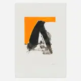 Robert Motherwell, Untitled (from the Basque suite), 1971, lithograph in colors on J.B. Green