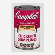 Andy Warhol, Chicken 'N Dumplings (from the Campbell's Soup II portfolio), 1969, screenprint in colors