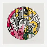 Roy Lichtenstein, The Solomon R. Guggenheim Museum Print, 1969, screenprint in colors on BFK Rives