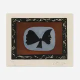 Georges Braque, Uranie II, 1958, lithograph and aquatint in colors on BFK Rives