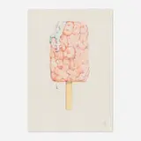 Claes Oldenburg, Alphabet in the Form of an Ice Cream Bar, 1970, offset lithograph in colors on Zerkall