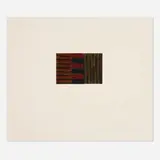 Sean Scully, Heart of Darkness 8 (from the Heart of Darkness portfolio), 1992, etching and aquatint in colors on Lana Royal