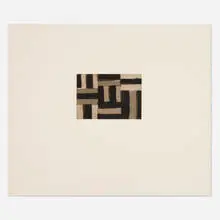 Sean Scully, Heart of Darkness 6 (from the Heart of Darkness portfolio), 1992, etching, aquatint, sugar-lift and spit-bite in colors on Magnani