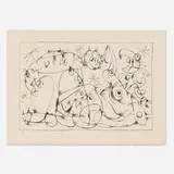 Joan Miró, Untitled (from the Suites pour Ubu Roi portfolio), 1966, lithograph on Arches