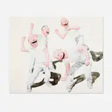 Yue Minjun, Untitled (Smile-ism No. 15), 2006, lithograph in colors