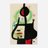 Joan Miró, La sorcière, 1969, etching, aquatint and carborundum in colors on Arches