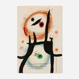 Joan Miró, La femme Angora, 1969, etching, aquatint and carborundum in colors on Arches