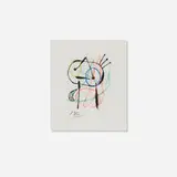 Joan Miró, Untitled (from the La bague d’Aurore portfolio), 1957, etching and aquatint in colors with hand-coloring in crayon on parchment