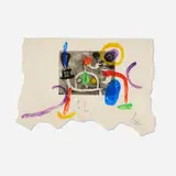 Joan Miró, Untitled (from the Serie III portfolio), 1952-53, etching and aquatint with hand-coloring on vellum