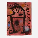 Joan Miró, Grans Rupestres VII, 1979, etching in colors on Arches