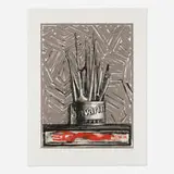 Jasper Johns, Savarin, 1979-81, lithograph in colors on BFK Rives