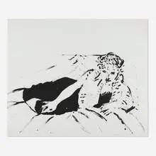 Big Celia Print #1 by David Hockney, 1982, lithograph on Arches Cover, sold Oct 2025