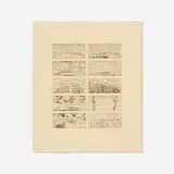 Ed Ruscha, Brown Course of Empire, 2005, lithograph on BFK Rives
