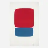 Ellsworth Kelly, Rouge-orange sur bleu (from the Suite of Twenty-Seven Color Lithographs)