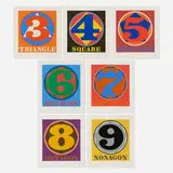 Robert Indiana, Polygons, 1975, screenprint in colors on Arches 88
