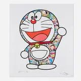 Takashi Murakami and Fujiko F. Fujio, Doraemon: Thank You, 2018, offset lithograph in colors