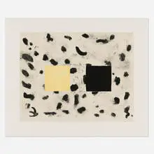 Katherine Bradford, Dalmation Paint K., 1993, collograph in colors on Arches Cover