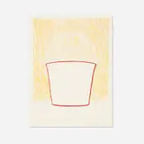 James Rosenquist, A Pale Angels Halo Yellow (from the Reality & Paradoxes portfolio), 1973, screenprint in colors on Arches