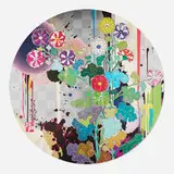 Takashi Murakami, With Reverence, I Lay Myself Before You - Kōrin - Chrysanthemum, 2009, offset lithograph in colors