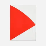 Ellsworth Kelly, Red Curve (For Joel), 1993, lithograph in colors on Arches 88