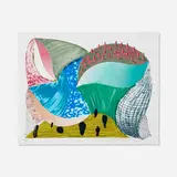 David Hockney, Gorge d'Incre (from the Some More New Prints series), 1993, lithograph and screenprint in colors on Arches 88